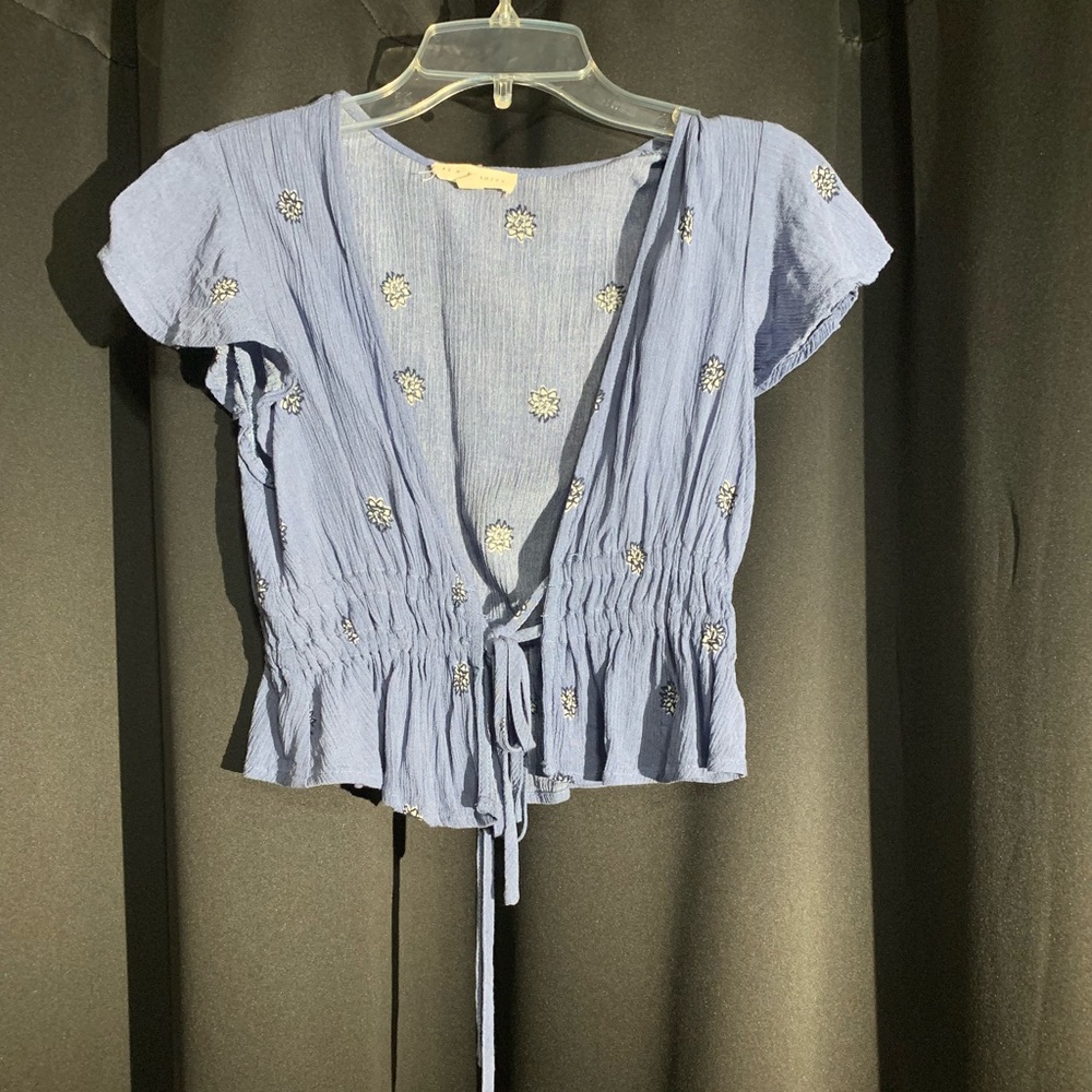 Pacsun short sleeve boho shirt